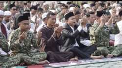 Salat Istisqa Korem 091 untuk Menghadapi Kemarau Panjang