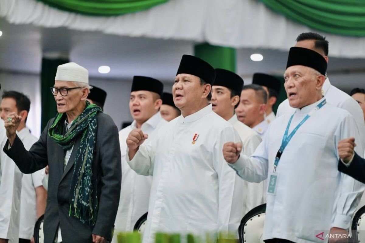 Penutupan Muktamar Nahdlatul Ulama oleh Presiden Prabowo Subianto