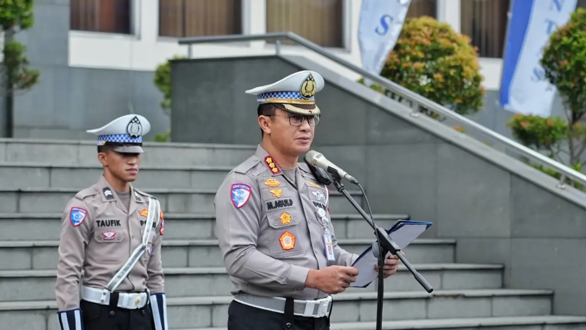 Pengamanan Lalu Lintas pada Muktamar ke-35 NU di Jombang
