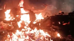 Kebakaran Dua Motor oleh Massa di Pejompongan