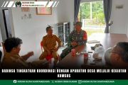 Babinsa Tingkatkan Koordinasi dengan Aparatur Desa Melalui Kegiatan Komsos