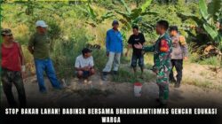 Stop Bakar Lahan, Babinsa Bersama Bhabinkamtibmas Gencar Edukasi Warga Stop Bakar Lahan, Babinsa Bersama Bhabinkamtibmas Gencar Edukasi Warga