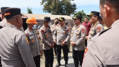 Gunung Sinabung Berstatus Siaga, 176 Personel Polri Dikerahkan untuk Layani dan Lindungi Masyarakat
