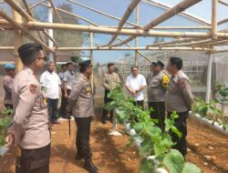 Polres Blitar Komitmen Kawal Swasembada Pangan Melalui Pemanfaatan Lahan Produktif