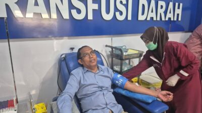 Peduli Sesama, Babinsa Kodim 1002/Barabai Donorkan Darah bagi Warga