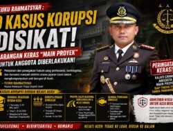 Teuku Rahmatsyah Tegas: 9 Kasus Korupsi Disikat, Jaksa Dilarang Bermain Proyek