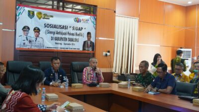 Pasi Intel Kodim 1008/Tabalong Hadiri Sosialisasi Implementasi Sinergi Antisipasi Potensi Konflik (SIGAP)
