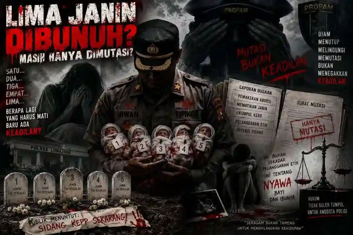 Mutasi AIPTU Irwan Polres Lumajang Memunculkan Tanda Tanya, Bagaimana Nasib Proses Dugaan Etiknya?