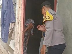 Bhabinkamtibmas Inspiratif, Arman Usai Terima Sedikit Gaji, Beli Sembako, Berbagi Warga Kurang Mampu