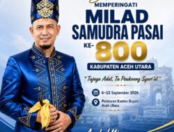 Pimred Tribunpasee.com, Ucapkan Selamat Hari Jadi Milad Samudra Pasai Ke-800