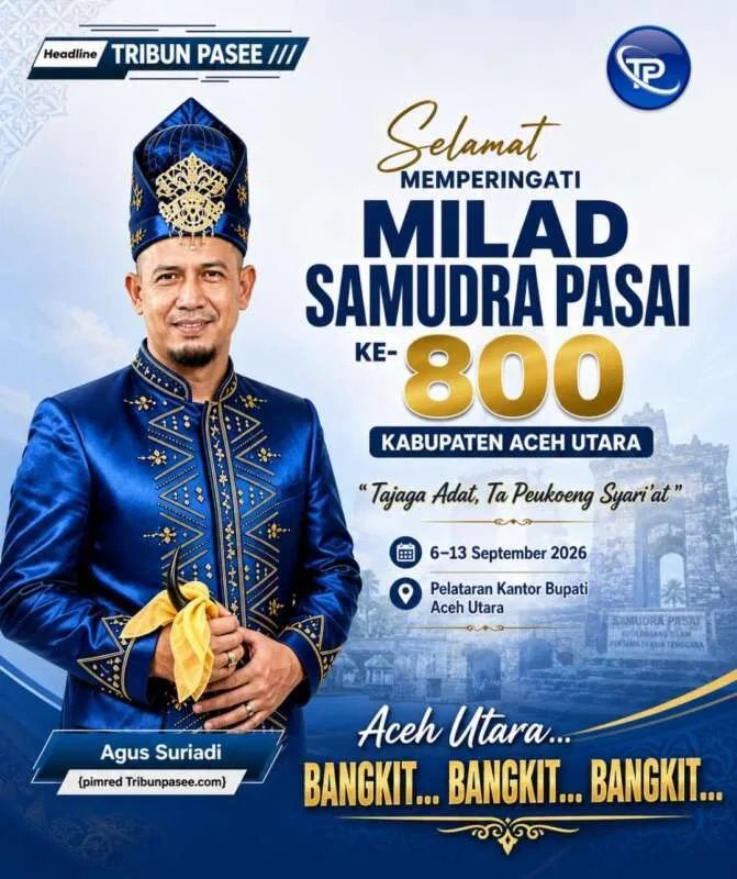Pimred Tribunpasee.com, Ucapkan Selamat Hari Jadi Milad Samudra Pasai Ke-800