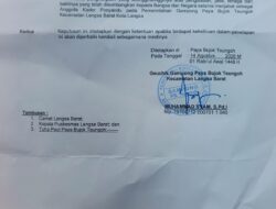 Diduga 4 Kader Di Berhentikan Secara Serentak, Oleh Geuchik Terpilih Gampong Paya Bujok Teungoh