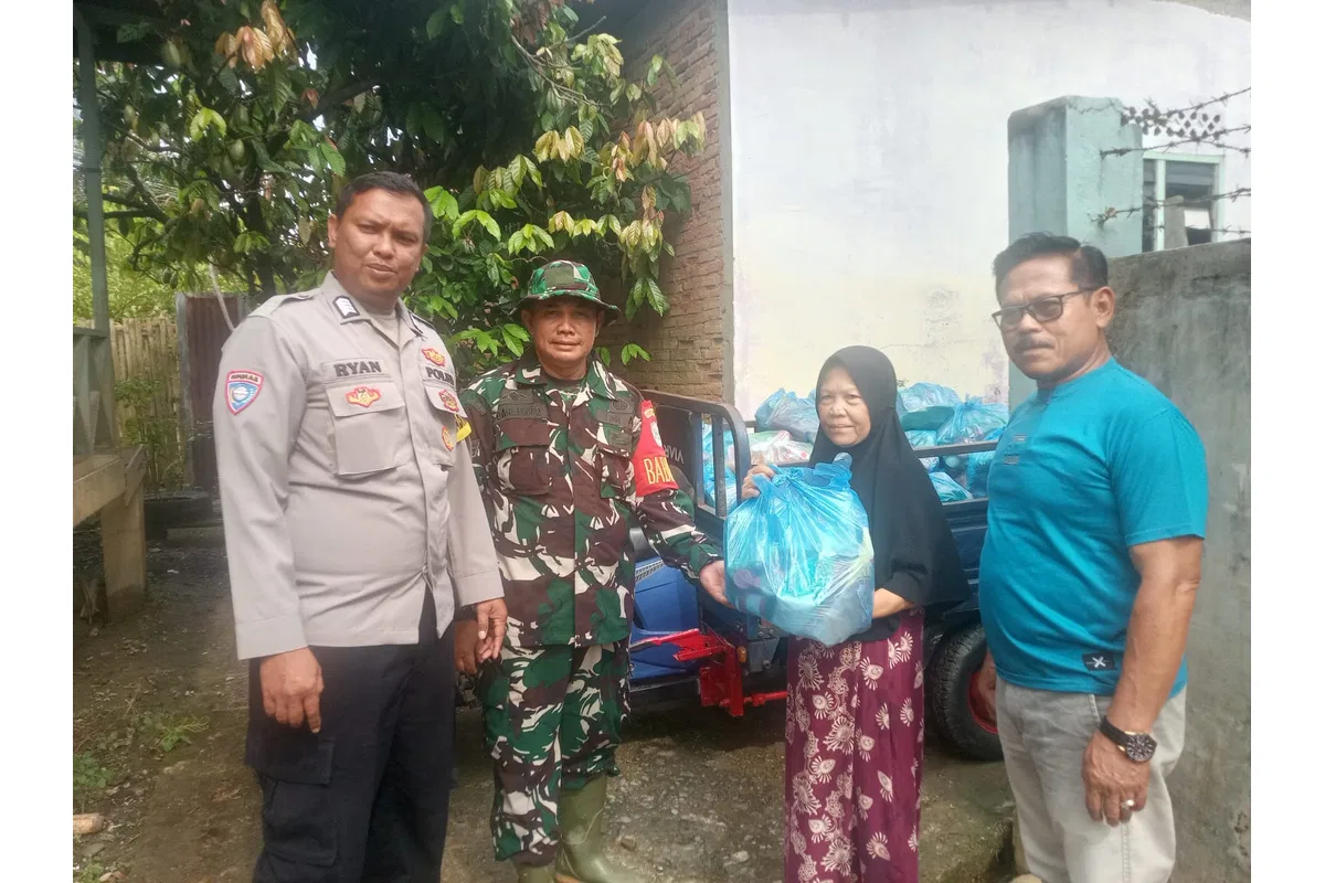 Warga Terdampak Banjir di Sidodadi Dapat Bantuan, 71 KK Terima Sembako dari Pemko Langsa