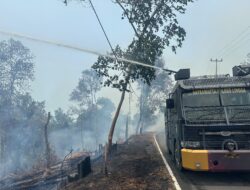 POLRES LINGGA BERSAMA TNI DAN MASYARAKAT SIGAP TANGANI KARHUTLA DI SEJUMLAH WILAYAH