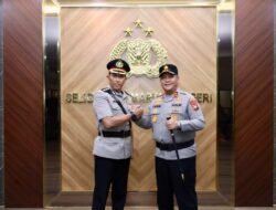 KAPOLDA KEPRI PIMPIN SERTIJAB SEJUMLAH PEJABAT UTAMA DAN KAPOLRES JAJARAN POLDA KEPRI