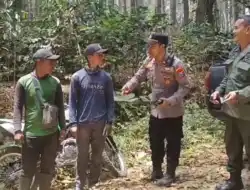 Cegah Karhutla, Polres Bondowoso Patroli Kawasan Hutan, Ingatkan Sanksi Hukum Pembakar Hutan