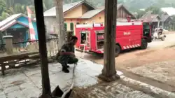 Wujud Kepedulian TNI, Kodim 1008/Tabalong Bantu Pasokan Air Bersih di Desa Jangkung