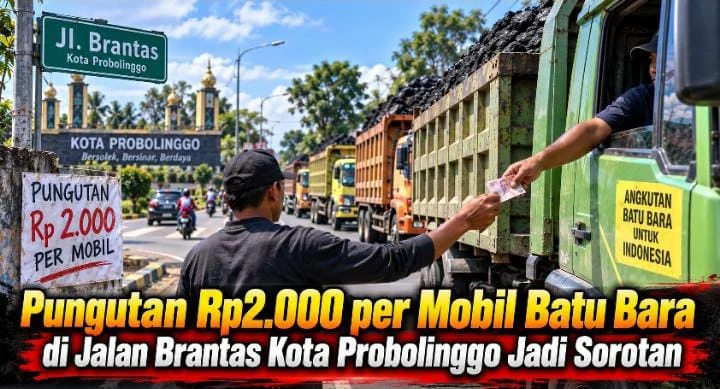 Pungutan Rp2.000 Mobil Batu Bara Diduga Berlangsung Lama di Kota Probolinggo