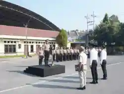 Apel Pagi Polres Kediri, Kapolres Tekankan Pengamanan dan Pelayanan Masyarakat