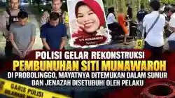 Kasus Siti Munawaroh Terungkap, Polisi Gelar Rekonstruksi 40 Adegan