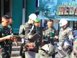 Operasi Gaktib Wira Clurit Digelar di Makodim Probolinggo, Polisi Militer Periksa Kendaraan Prajurit
