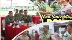 Tingkatkan Sinergitas TNI-Polri, Kapolres Simalungun Hadiri Bazar Murah Peringatan HUT TNI Ke-81 di Rambung Merah
