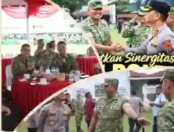 Tingkatkan Sinergitas TNI-Polri, Kapolres Simalungun Hadiri Bazar Murah Peringatan HUT TNI Ke-81 di Rambung Merah