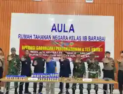 TNI dan APH Bersinergi Cegah Penyalahgunaan Narkotika di Rutan Barabai