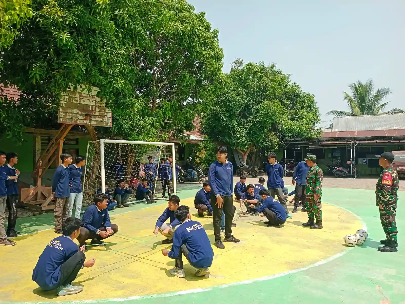 Serma Abdul Hamid Ajak Pelajar SMK Muda Kreatif Pahami Bela Negara dan Kebersamaan