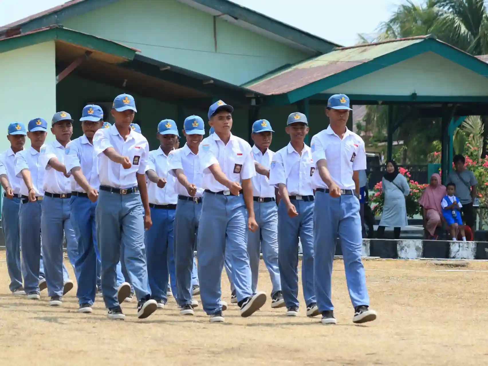 Bentuk Karakter, Bangun Generasi, Kodim 1505/Tidore Gelar Lomba PBB Pelajar Sambut HUT TNI ke-81