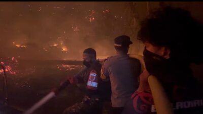 Respons Cepat Karhutla Dekat IKN, TNI Gerakkan Helikopter Caracal untuk Water Bombing