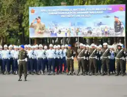 Jelang HUT ke-81 TNI, Puspom TNI Perkuat Kesiapan Pengamanan Wallakir