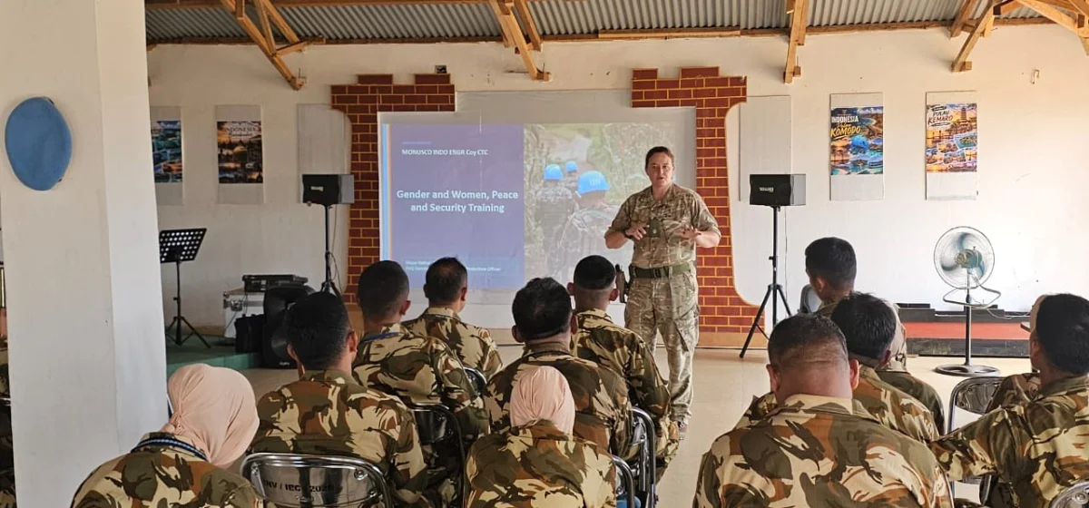 Tingkatkan Kesiapsiagaan Operasional, FIB Gelar Contingent Training Capsule Satgas Kizi TNI Konga Monusco XX-W