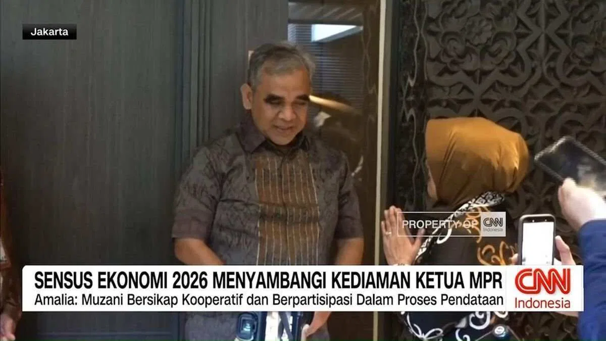 Pendataan Sensus Ekonomi 2026 di Kediaman Ketua MPR