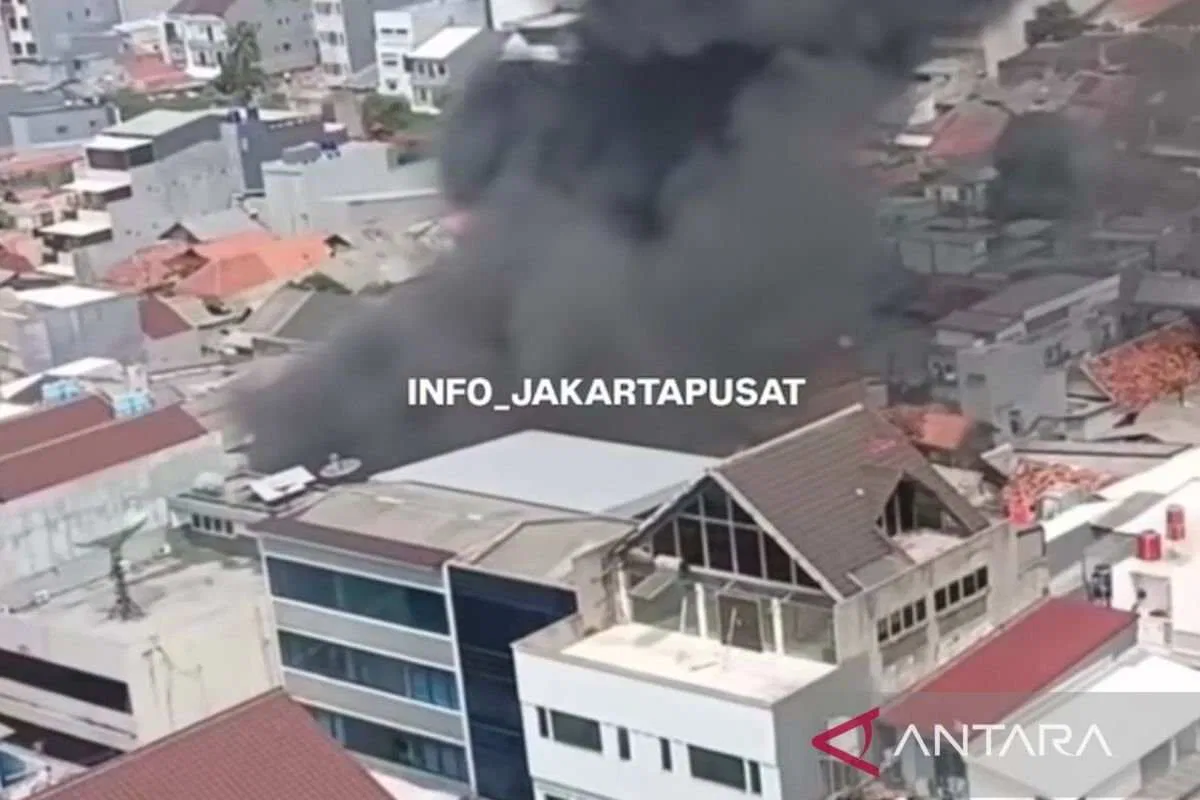Kebakaran Menyebabkan Kerugian di Kebon Kelapa, Jakarta Pusat