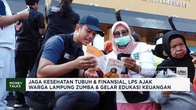 LPS Ajak Warga Lampung Zumba dan Beri Edukasi Keuangan