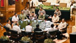 Kunjungan Panglima TNI dan Kapolri kepada Presiden Prabowo
