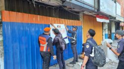 PT KAI Daop 8 Surabaya Tertibkan Aset Ruko Ilegal di Jalan Semarang
