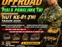Turnamen Offroad Piala Panglima TNI di Bandung 2026
