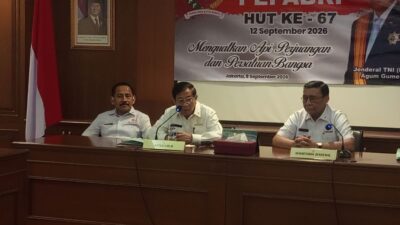 Peringatan HUT ke-67 PEPABRI di Surabaya
