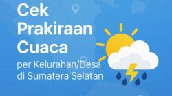Informasi Prakiraan Cuaca di Sumatera Selatan