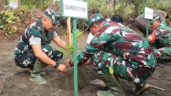 TNI Lakukan Penanaman Ribuan Pohon Mangrove untuk Cegah Abrasi di Cilacap