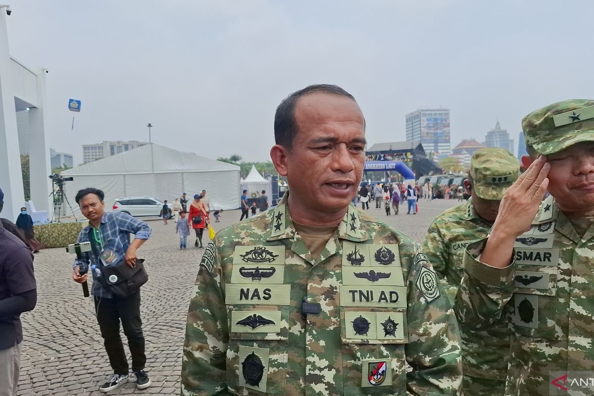 Peresmian Lima Kodam Baru oleh TNI dalam HUT ke-81