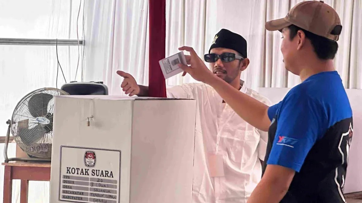 Angin Puting Beliung Tak Halangi Tingginya Partisipasi Pemilih di Bekasi