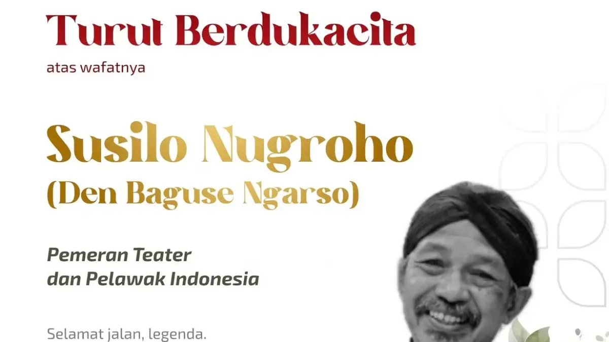 Kehilangan Besar bagi Dunia Seni: Susilo Nugroho Meninggal Dunia