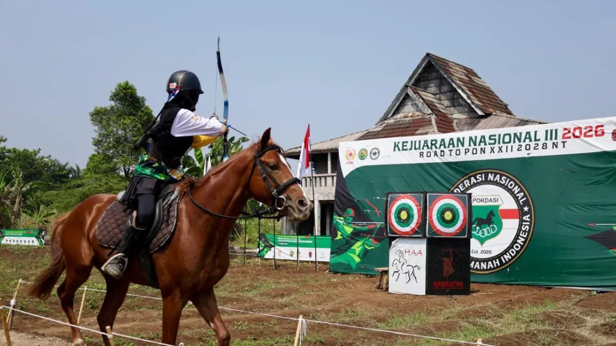 Kejuaraan Nasional Berkuda Memanah Resmi Dimulai di Bogor