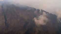 Kebakaran Hutan di Puncak Setampol Gunung Rinjani Kebakaran Hutan di Puncak Setampol Gunung Rinjani