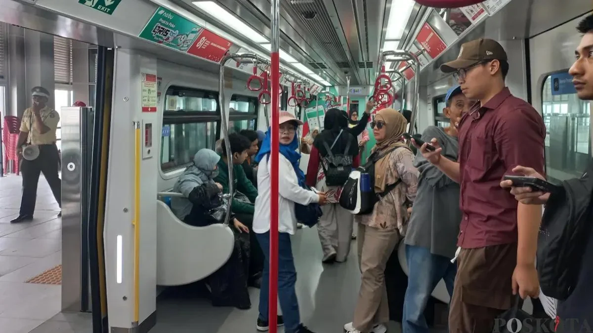 Tarif Promo Berakhir, Warga Antusias Manfaatkan LRT Jakarta