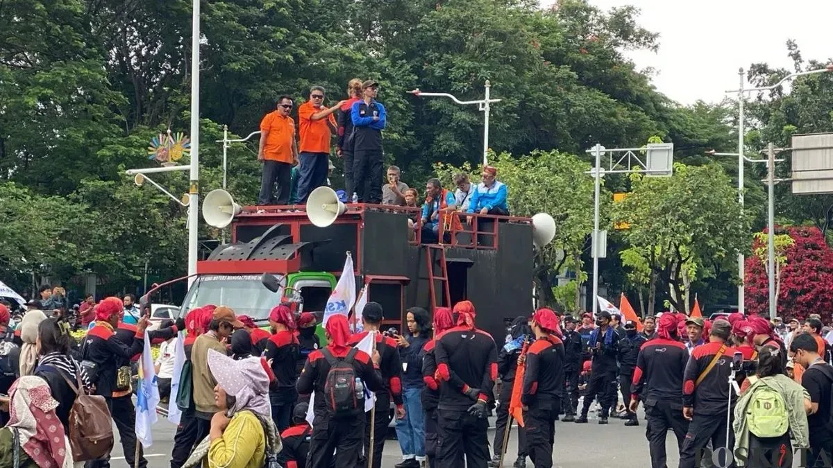 Persiapan Kota Jakarta Menyambut Aksi Massa Hari Ini