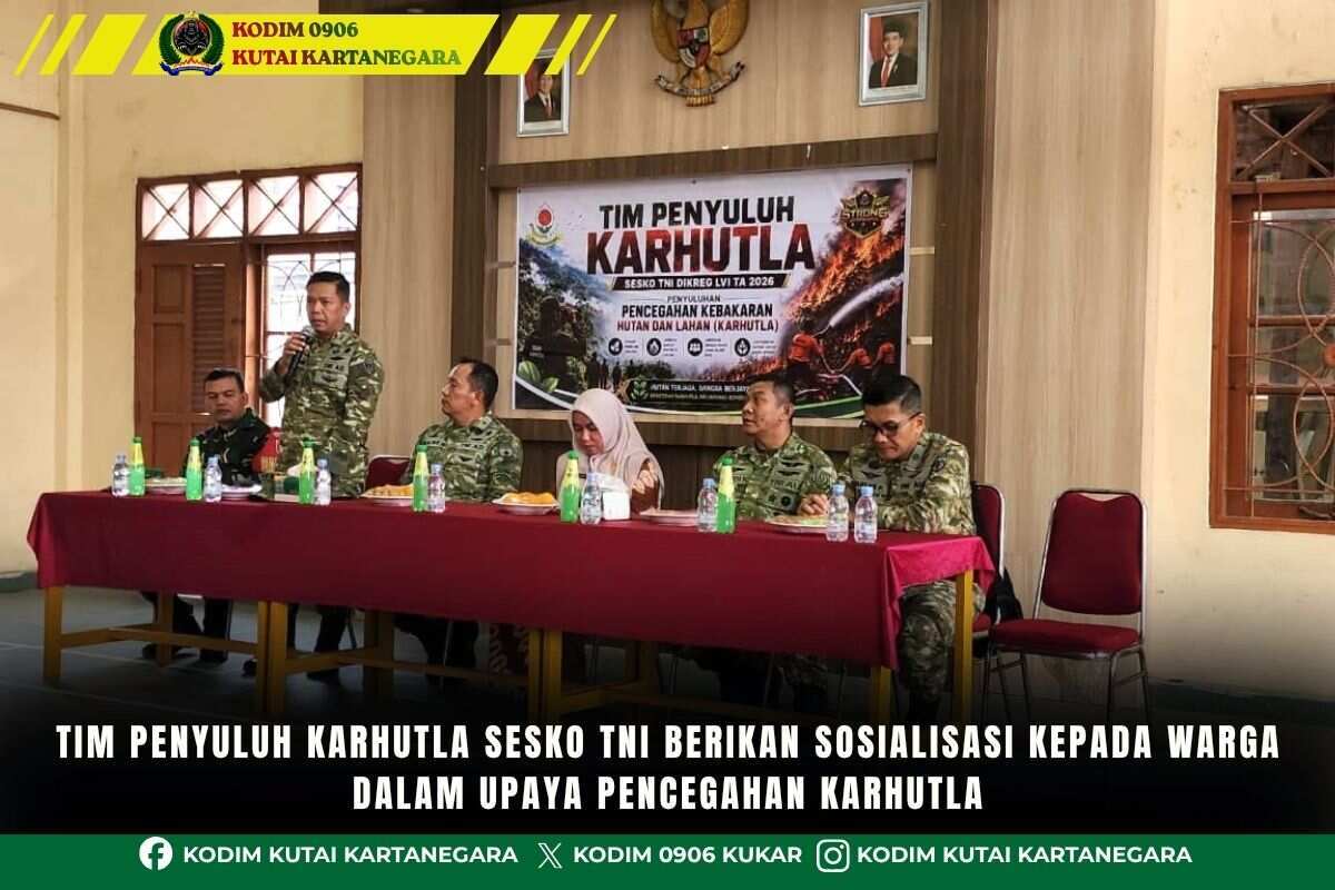 Lindungi Kesehatan Warga dari Dampak Karhutla, Tim Penyuluh Sesko TNI Gencarkan Edukasi